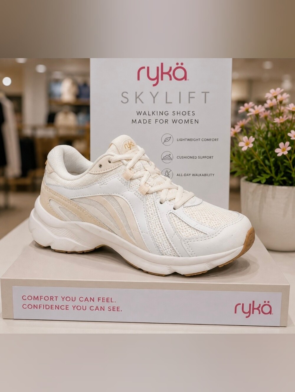 Ryka Women’s “Skylift” Walking Sneakers – Size 5 – New in Box